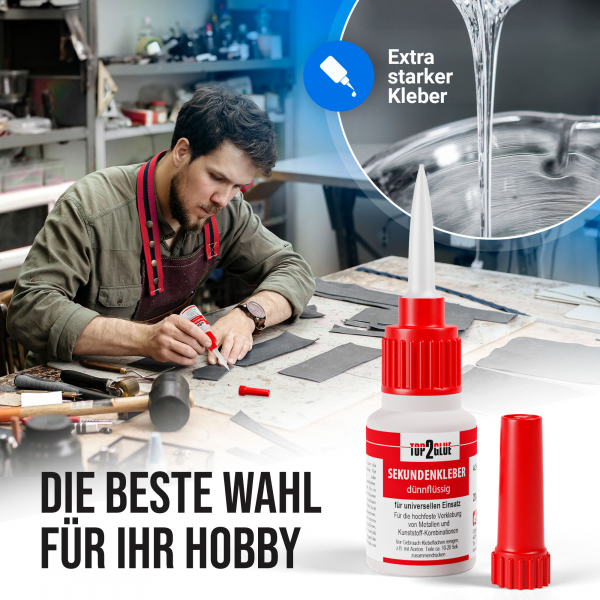 Top2Glue superglue 20g thin liquid industrial quality