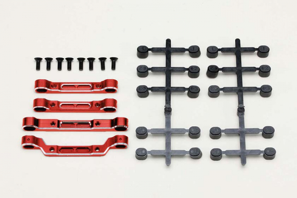 Yokomo Aluminum Adjustable Suspension Mount Set Red (for RD2.0)