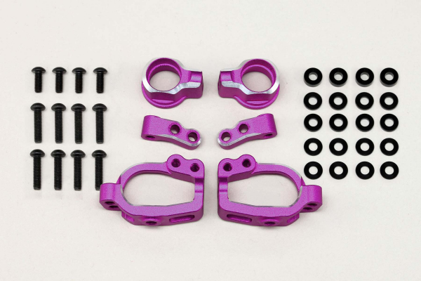 Yokomo Aluminum adjustable front ST block (Purple) for RD/SD/MD