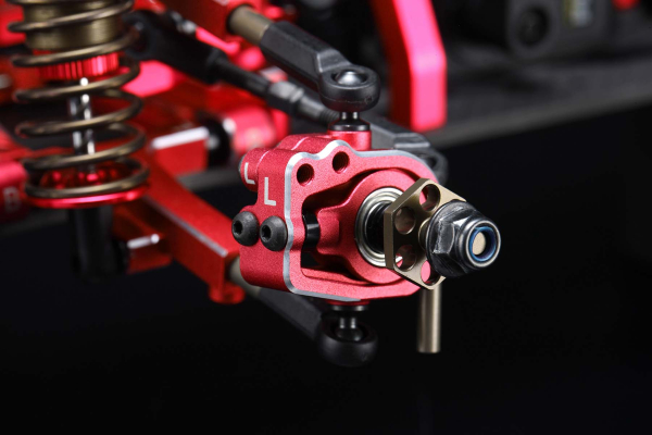 Yokomo Aluminum adjustable front ST block (Red) for RD/SD/MD
