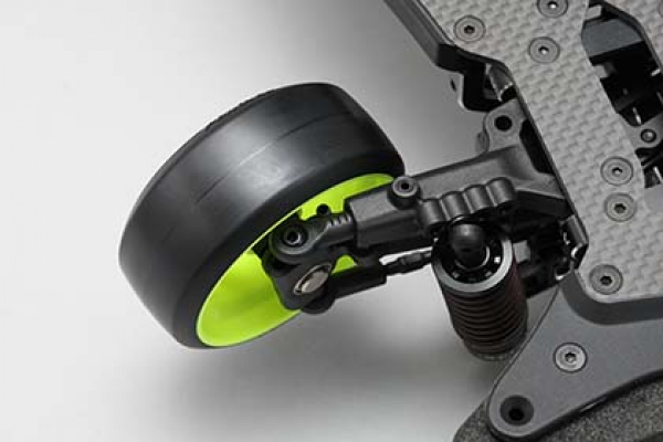 Yokomo Racing Performer Offset 6mm High Traction Felge 2 Stück Gelb for 1/10 RC RWD Drift Car