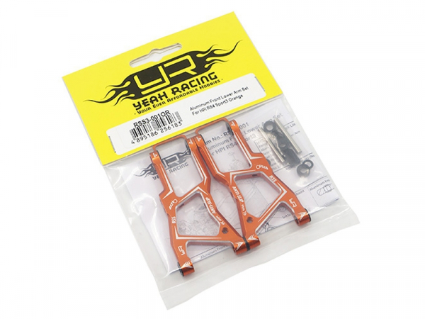 Yeah Racing Aluminium Querlenker Set vorne vone HPI RS4 Sport3 Orange