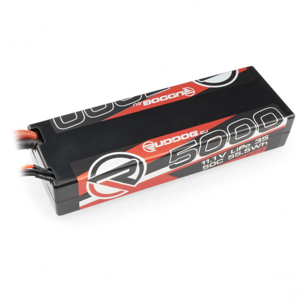 Ruddog 5000mAh 50C 11.1V LiPo Stick Pack Battery with T-Plug