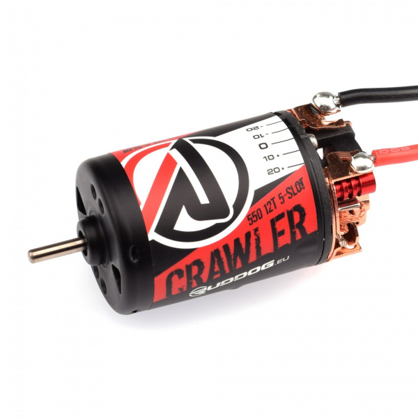 Ruddog Crawler 550 12T 5-Slot Brushed Motor