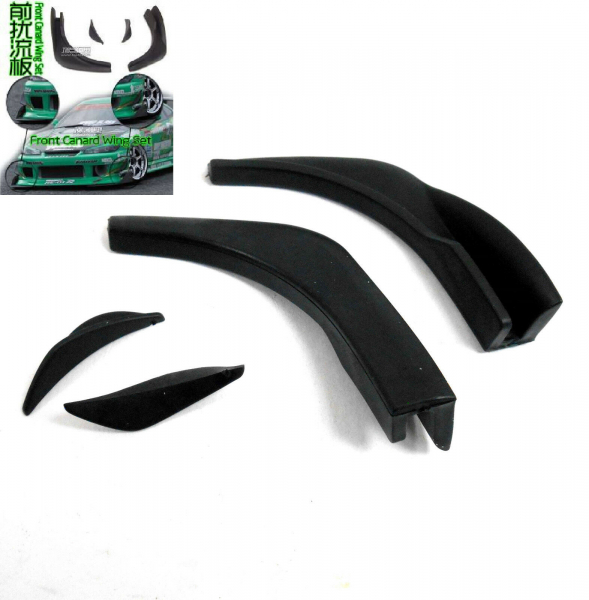 Front Canard – front wing spoiler kit für 1/10 Onroad Body