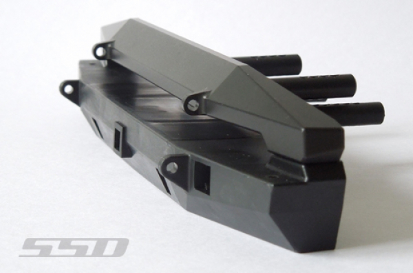 SSD Rock Shield Wide Rear Bumper for SCX10 II