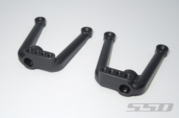 SSD Aluminum Shock Hoops for SCX10 II (Black)