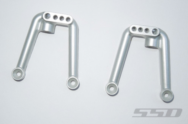 SSD Aluminum Shock Hoops for SCX10 II (Silver)