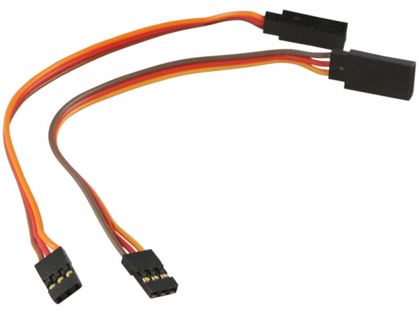 Servo extention cable | gold connector | UNI | 15cm | 2 pieces