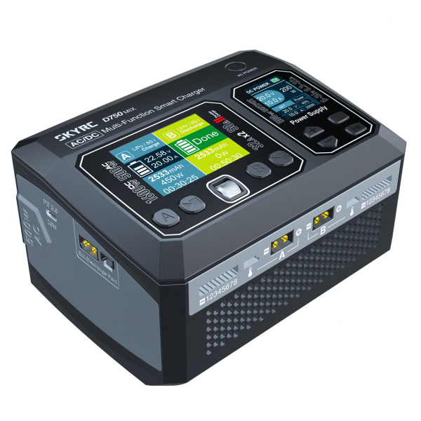 SkyRC D750 MIX Charger LiPo 1-8s 32A 500W AC