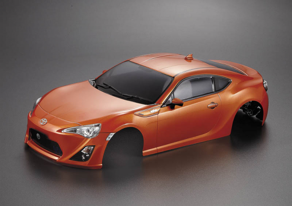 Killerbody 1/10 Toyota 86 Karosserie Orange 195mm RTU