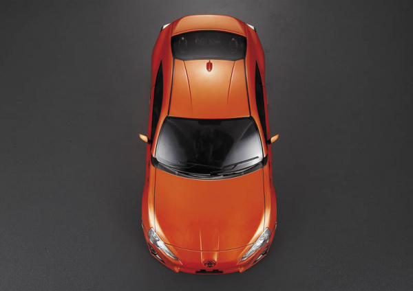 Killerbody 1/10 Toyota 86 Karosserie Orange 195mm RTU