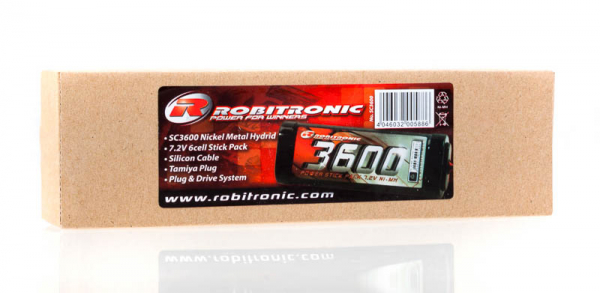 Robitronic SC3600 NiMH Stick Pack 7.2V