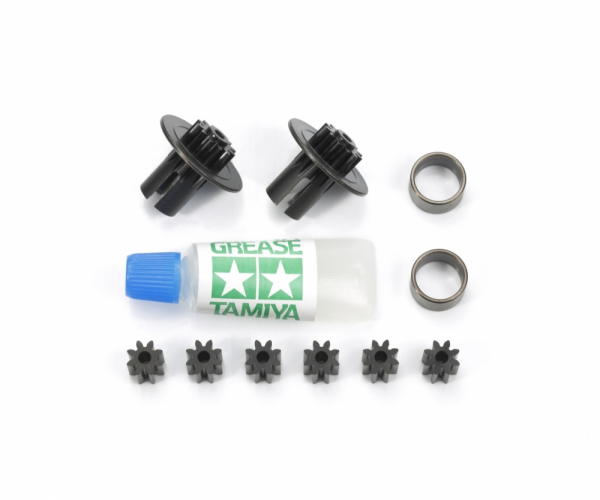 Tamiya T3-01 Getriebe mit Abtrieb verstärkt