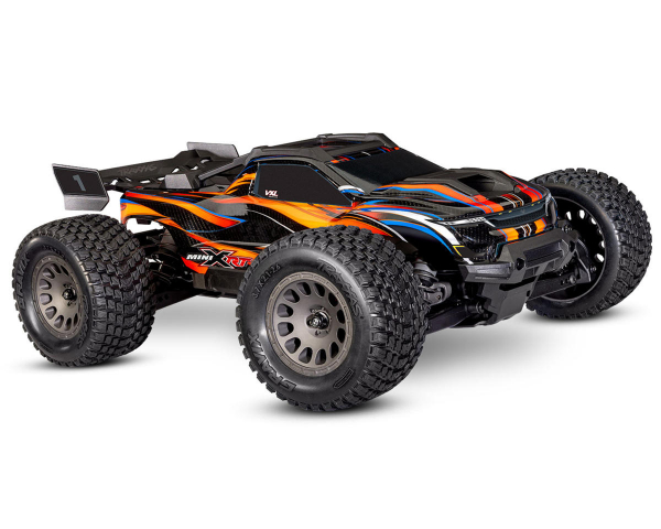 Traxxas MINI-XRT 3S-Power 4x4 Orange 1/16 Monster Truck Brushless, HD Parts, with 2S LiPo / Charger