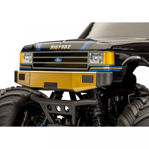 Traxxas Bigfoot 4x4 BL-2S 50TH-Edition 1/10 MonsterTruck RTR BL-2S Brushless, HD-Teile, mit Akku/Lader schwarz mit gold