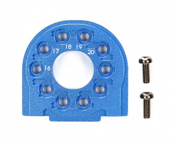 Tamiya TT-02/B Alum. Motor Mount blue anodized