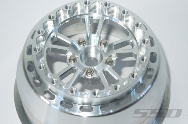 SSD 2.2"/3.0" V Spoke Drag Rear Wheels (Silver)(2)