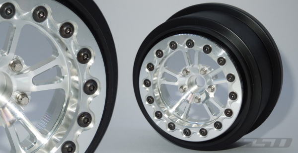 SSD 2.2"/3.0" V Spoke Drag Rear Wheels (Silver)(2)