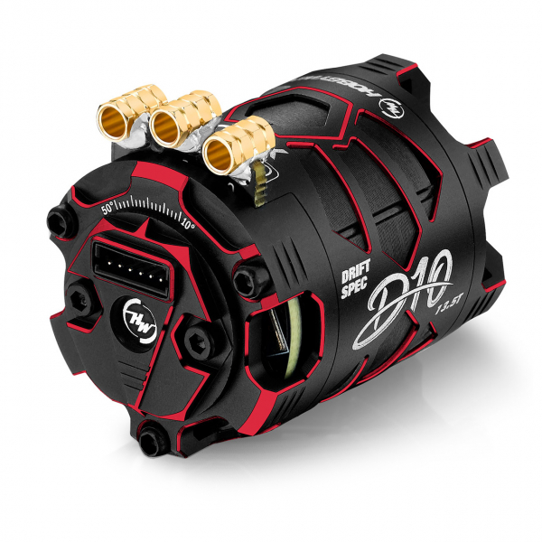 Hobbywing Xerun D10 Brushless Drift Motor 13.5T Red