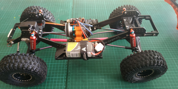 Yeah Racing Custom 1/10 Crawler Graphite Frame Rails