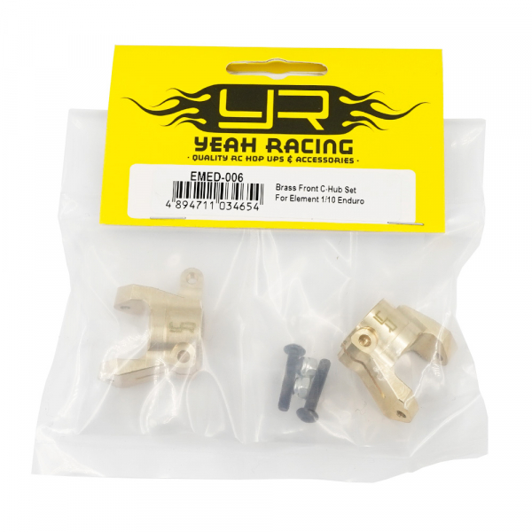 Brass Front C-Hub Set For Element 1/10 Enduro