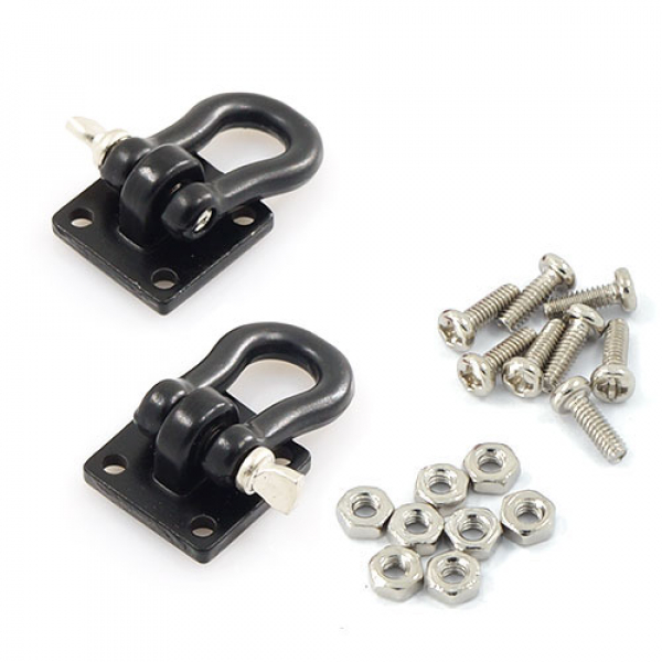 Yeah Racing 1/10 RC Rock Crawler Accessories Heavy Duty Shackle w/ Mounting Bracket