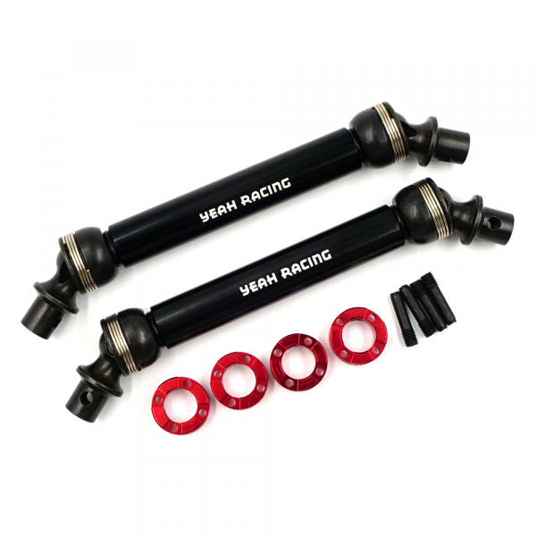 HD Steel Front & Rear Center Shaft Set für Axial Capra