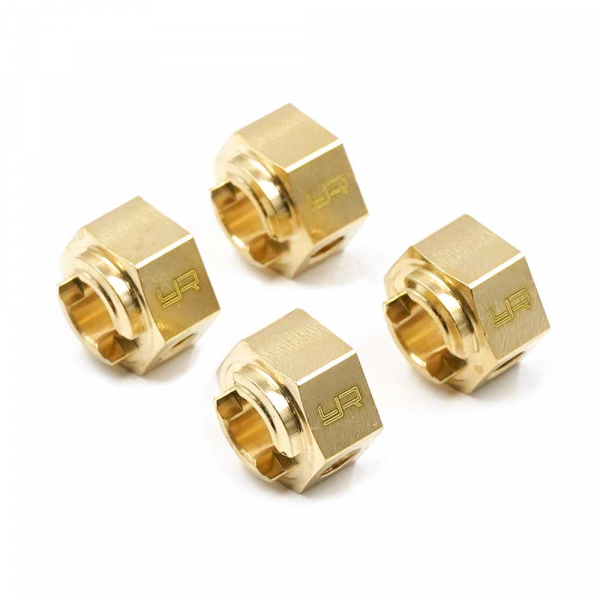 Brass 8mm Hex Adaptor 4pcs For Axial RBX10 Ryft