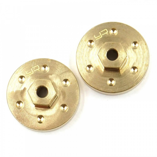 Brass Wheel Hubs 15g 2pcs For Axial SCX24