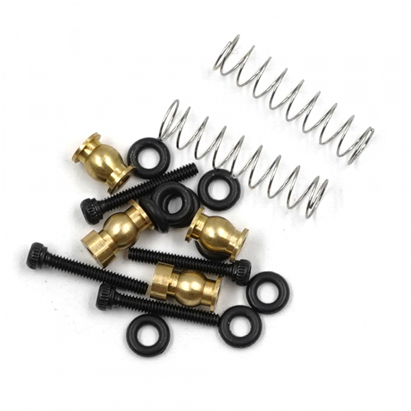 Aluminium Internal Stoßdämpfer Set schwarz (2) für Axial SCX24