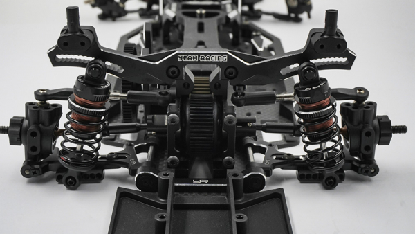 Yeah Racing 55mm Aluminium Big Bore Go Dämpfer Set für 1/10 (Schwarz)