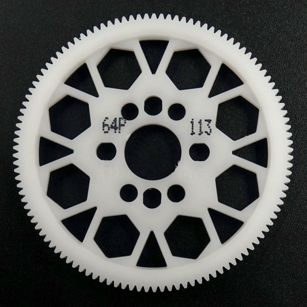 Yeah Racing Competition Delrin Spur Gear 64P 113T For 1/10 On Road Touring Drift