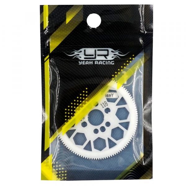 Yeah Racing Competition Delrin Spur Gear 64P 118T For 1/10 On Road Touring Drift