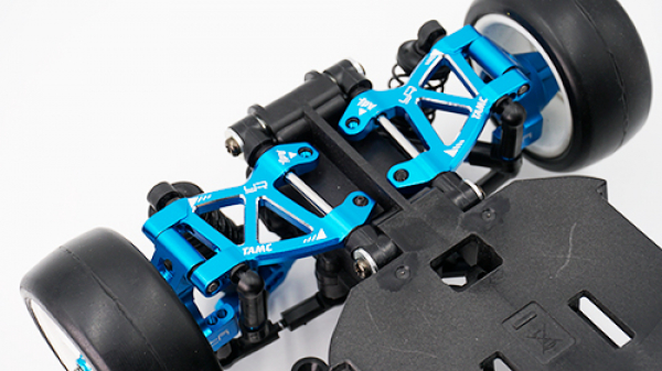 Aluminum Rear Suspension Arm Set For Tamiya M07 Blue