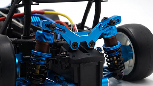 Kayhobbies - Onlineshop für RC Cars - Drift - Crawler - Aluminium Lenkhebel  Set für Tamiya M07 (blau)