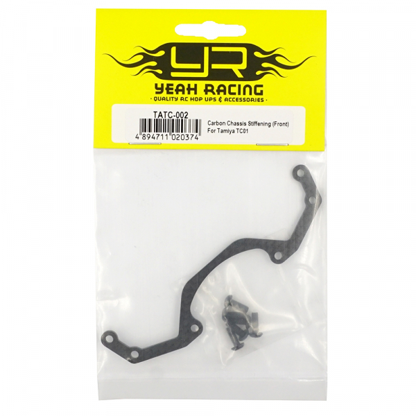 Yeah Racing Carbon Chassis Front Stiffener Brace For Tamiya TC01