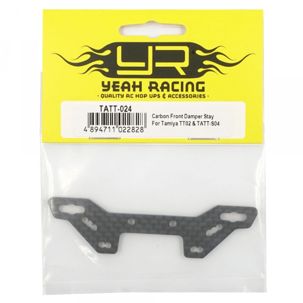 Yeah Racing Carbon Front Damper Stay For Tamiya TT02S & TATT-S04