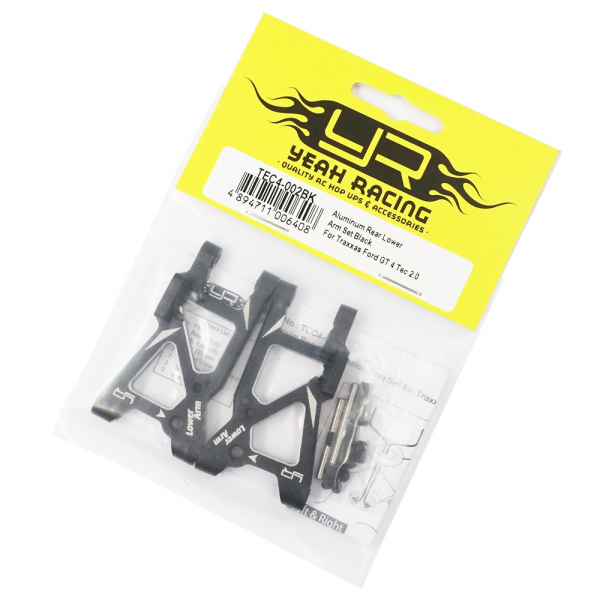 Aluminum Rear Lower Arm Set Black For Traxxas Ford GT 4 Tec 2.0 / 3.0