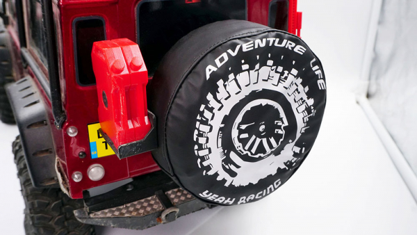 Reserveradabdeckung Adventure Life für Traxxas TRX-4