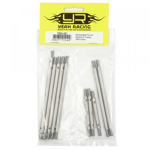 Edelstahl Link Set für Traxxas TRX-4  -  312mm Radstand