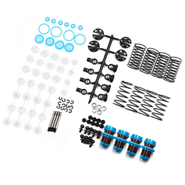 Yeah Racing QUTUS 55mm Slider Dämpfer Set für 1/10 Onroad, Drift Blau