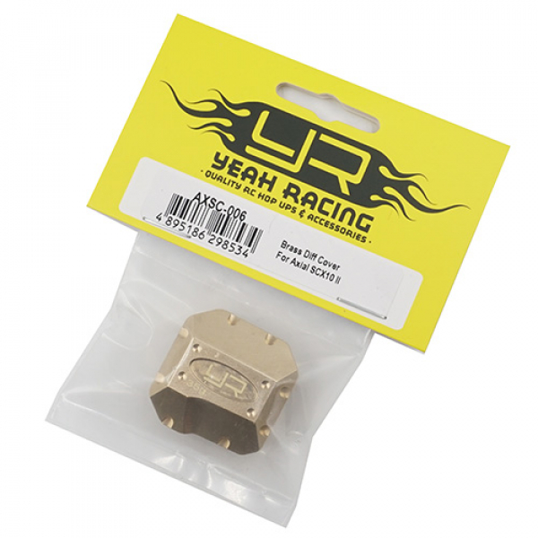 Brass Diff Cover für Axial SCX10 II