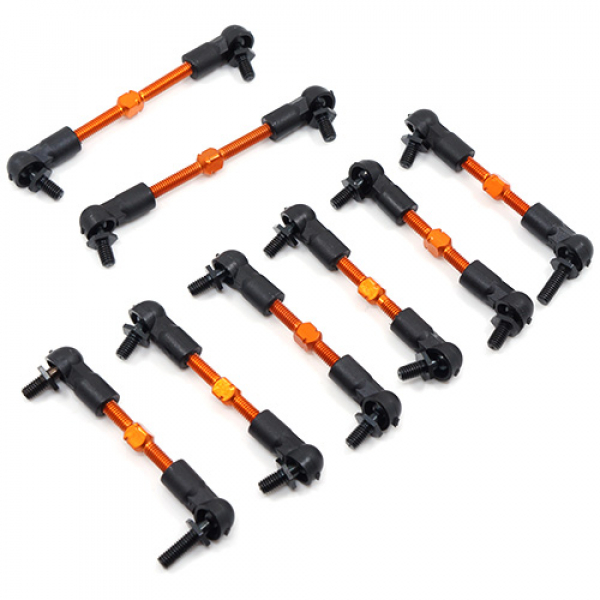 Yeah Racing  7075 Aluminum Preassembled Tie Rod Set 8pcs For HPI Sprint 2