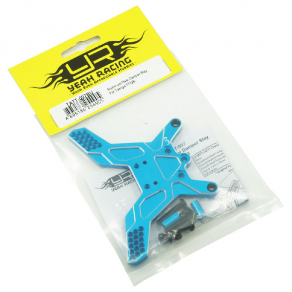 Yeah Racing Aluminum Rear Damper Stay For Tamiya TT02B