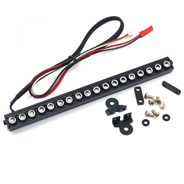 1/10 Aluminum White LED Light Bar Black for Crawler