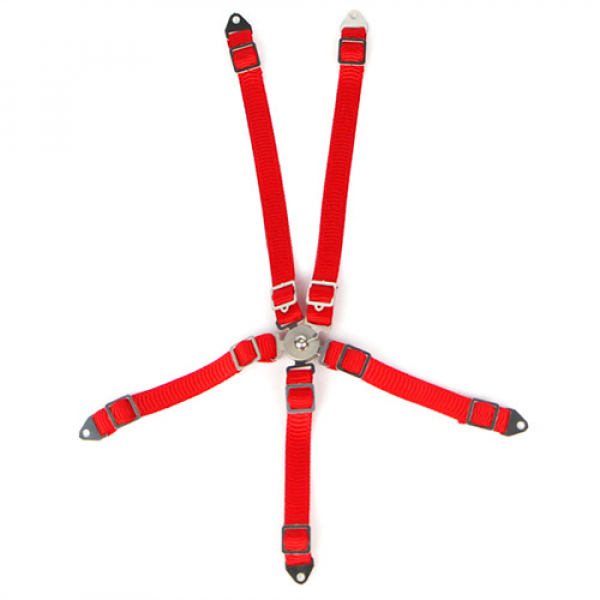 Yeah Racing 1/10 RC Scale Accessory Safety Belt Red