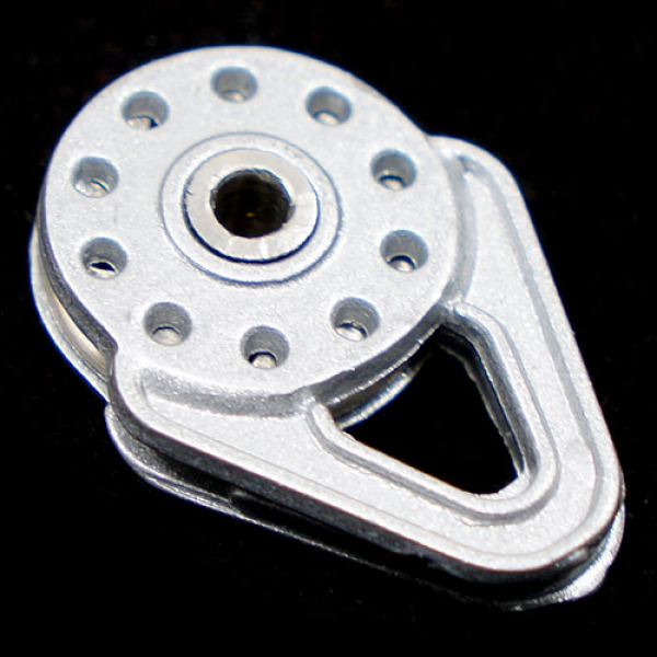 Heavy Duty Winch Snatch Block Silver