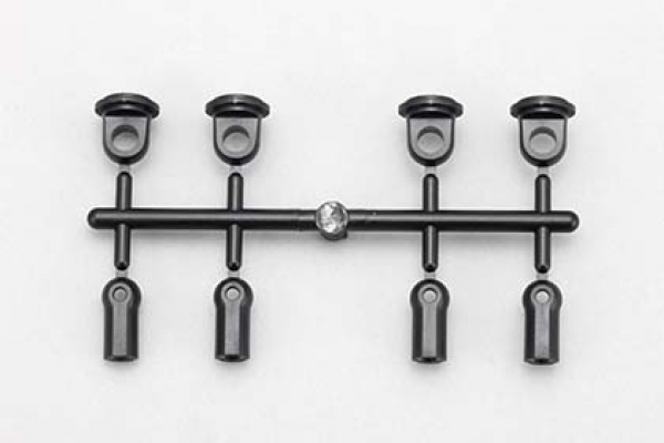 Yokomo Shock Cap/Shock End for 4pcs Plastic shock
