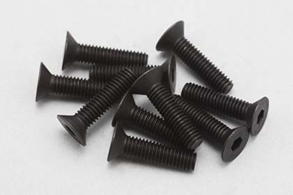 Yokomo  M3x12mm Countersunk Socket Screws (10 pieces)